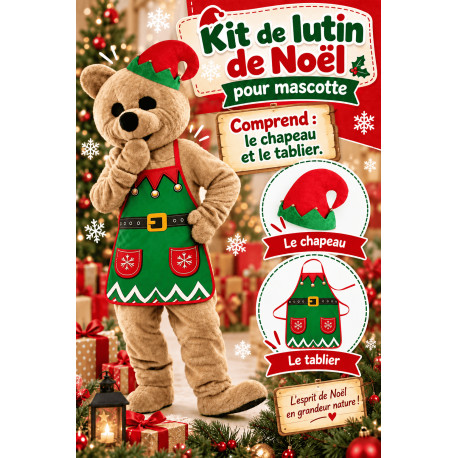 KIT LUTIN NOËL POUR MASCOTTE