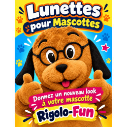 tête de mascotte moustache