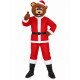 Mascotte d'ours père noël