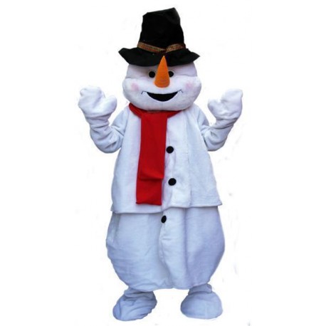 Mascotte de Bonhomme de neige 