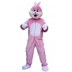 mascotte de Lapin Rose